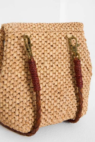 Mini-sac ZAZ IBELIV en raphia naturel – disponible chez Joséphine by Urban Chic à Dieppe 76