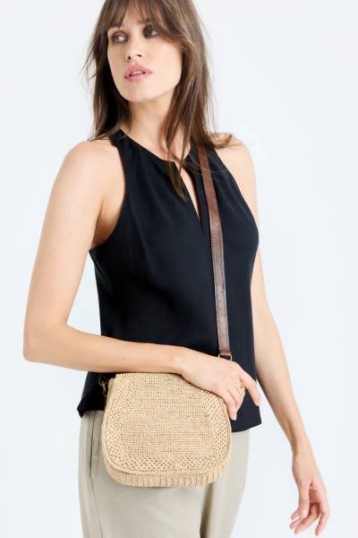 Sac TIAKO IBELIV en raphia naturel – disponible chez Joséphine by Urban Chic à Dieppe