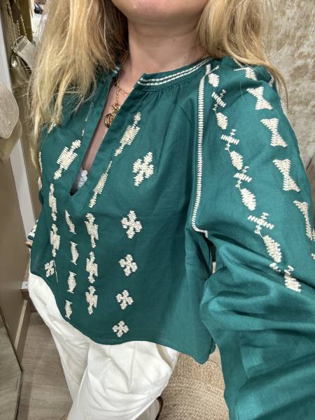 Blouse brodée See U Soon chez Joséphine by Urban Chic à Dieppe