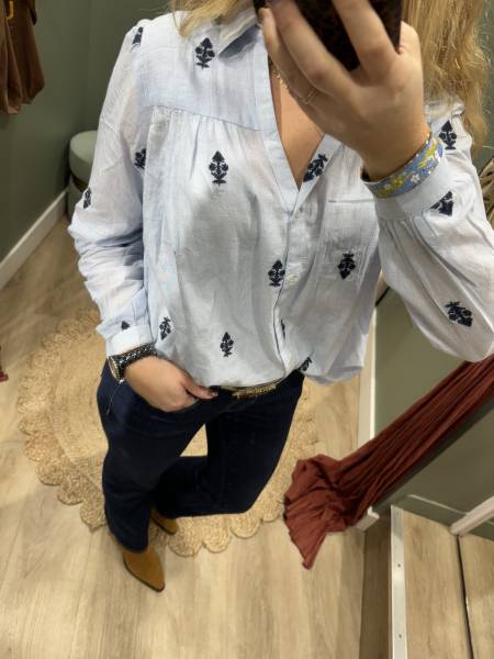 blouse Marianne Light Oxford de Chez MAISON HOTEL à Dieppe - Joséphine by Urban Chic