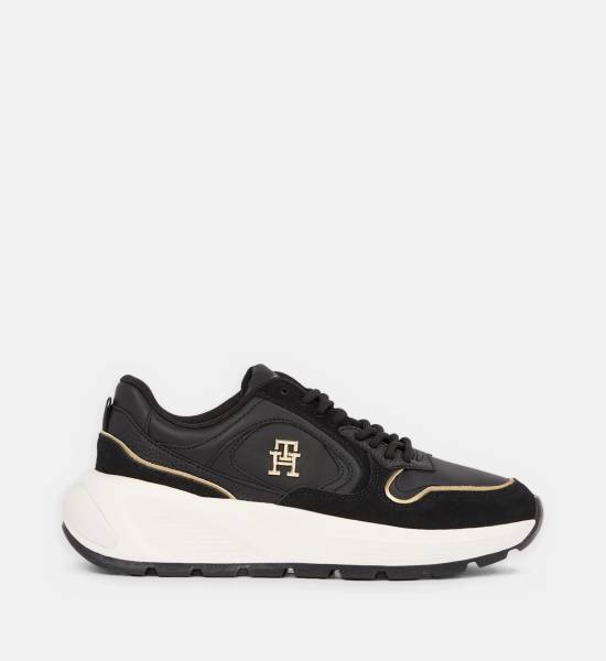 Baskets Chunky Tommy Hilfiger Black & Gold vibes chez Joséphine by Urban Chic à Dieppe 76
