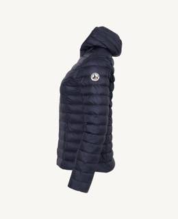 Doudoune femme JOTT marine de côté  - CLOE - Dieppe
