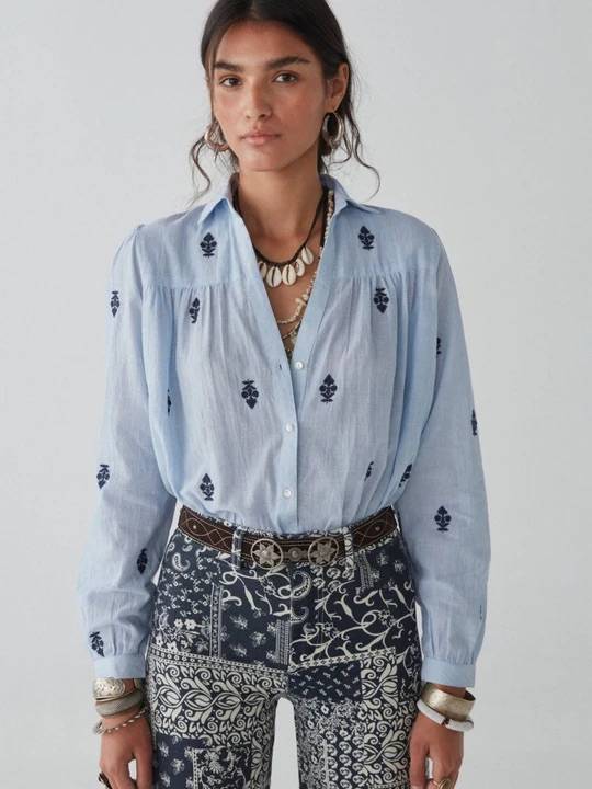 blouse Marianne Light Oxford à Dieppe - Joséphine by Urban Chic