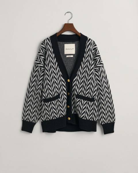 Cardigan à chevrons - GANT