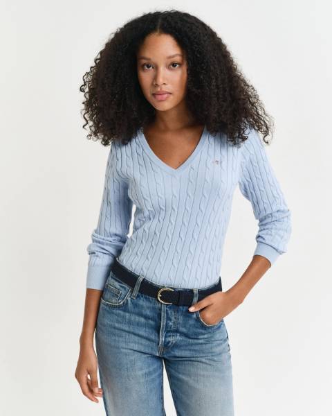 Pull GANT Femme Col V Laine Bordeaux – Taille S – Manches Longues – Bon état
