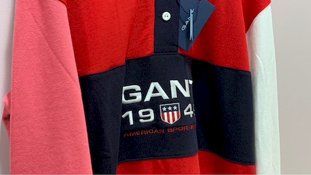 Notre zone d'activité pour ce service Vêtements de marque GANT pour femmes disponible en boutique avec chemises, pulls et pantalons